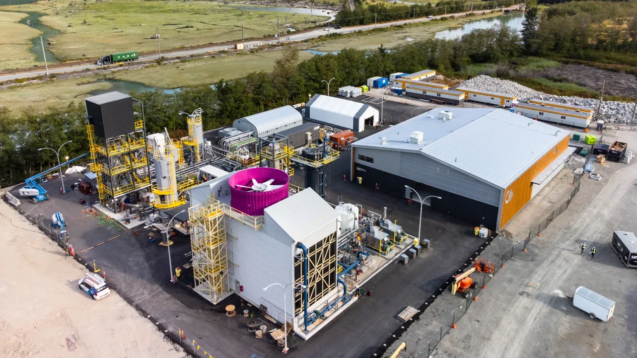 Carbon Engineering's Innovation Center - Aerial Photo