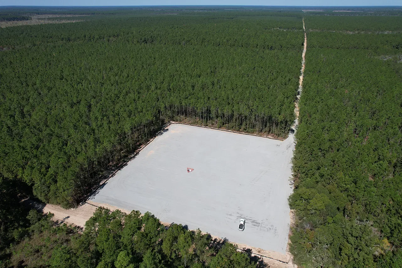 Construction progress at Magnolia Sequestration Hub site